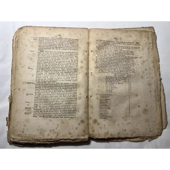 1831 Acts Congress Railroad Native American Treaty Patents Laws Andrew Jackson - Picture 5 of 8